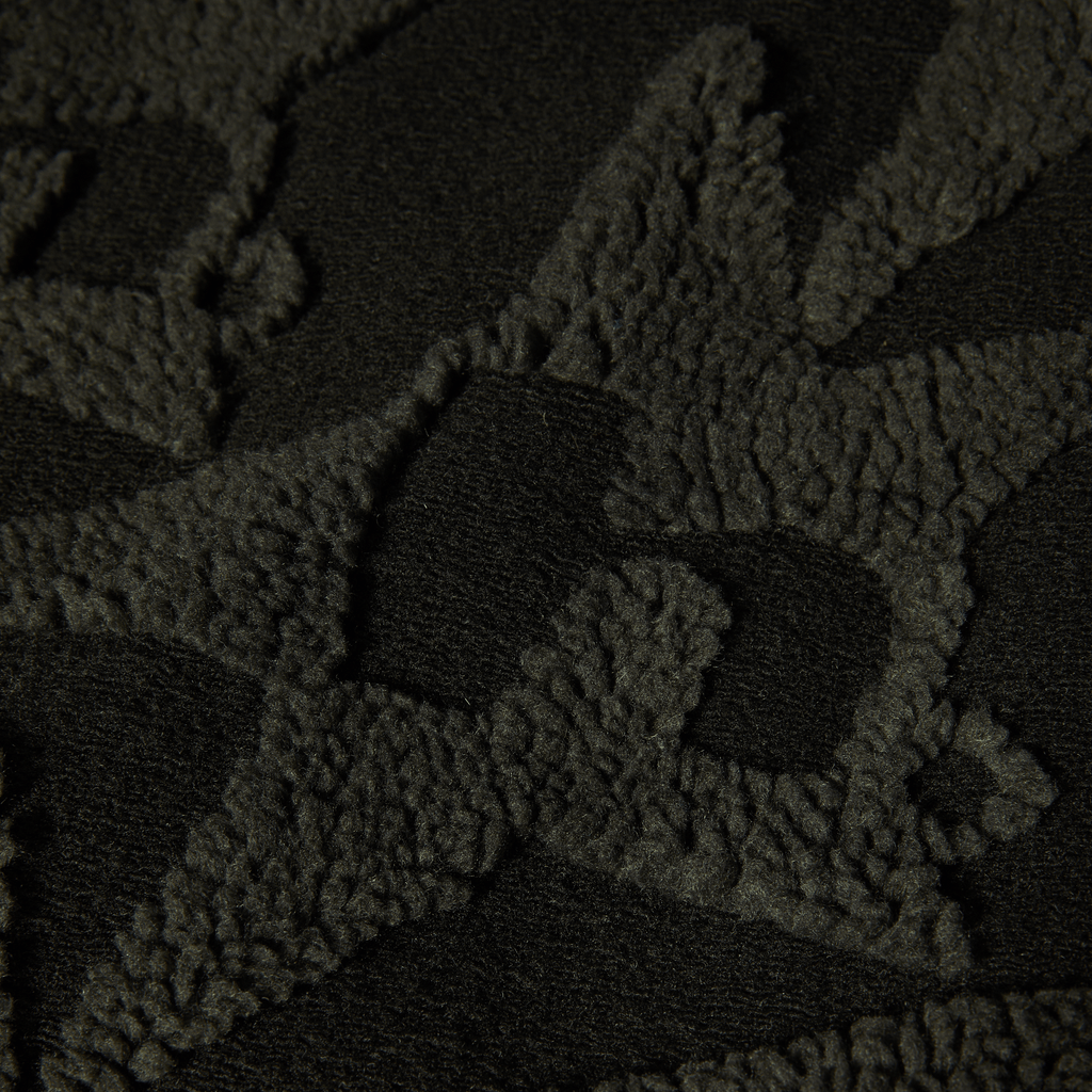 HUF H Star Repeat High Pile Jacket - Black - Kubanna