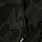 HUF H Star Repeat High Pile Jacket - Black - Kubanna