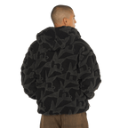 HUF H Star Repeat High Pile Jacket - Black - Kubanna