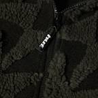 HUF H Star Repeat High Pile Jacket - Black - Kubanna