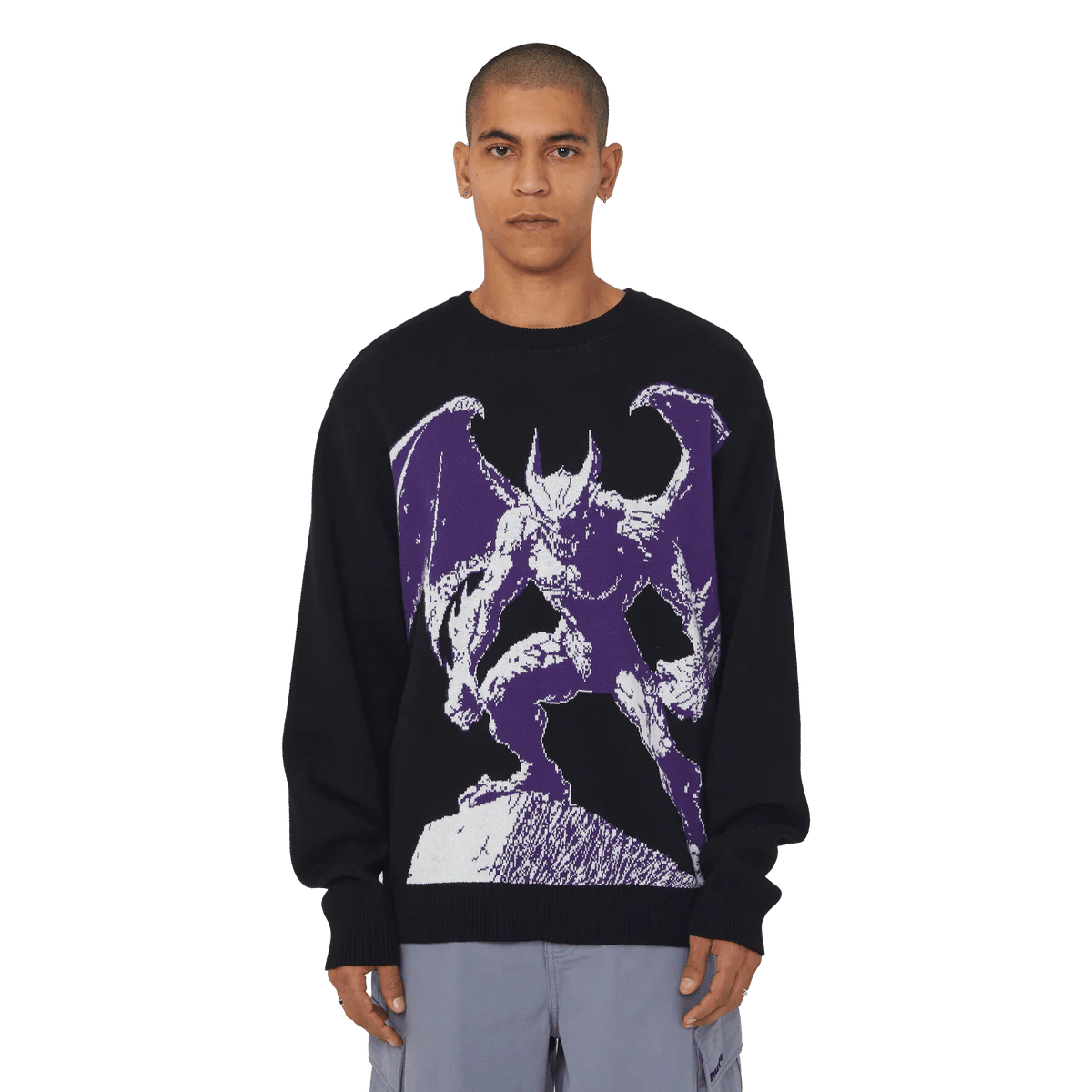 HUF Heaven Can Wait Crewneck - Black - Kubanna