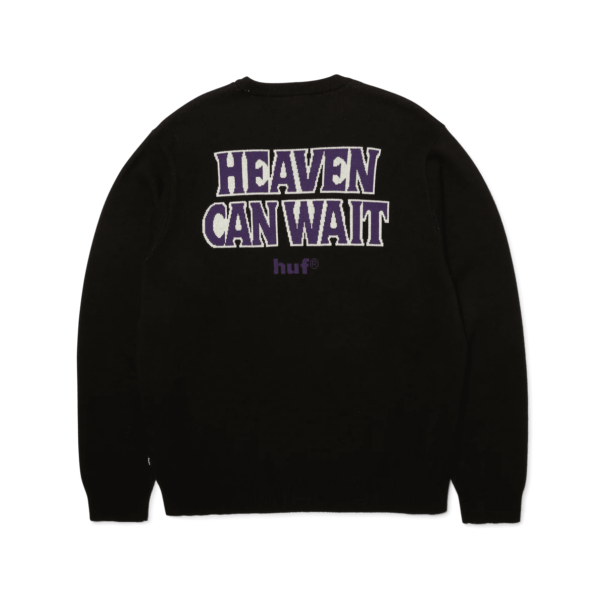 HUF Heaven Can Wait Crewneck - Black - Kubanna