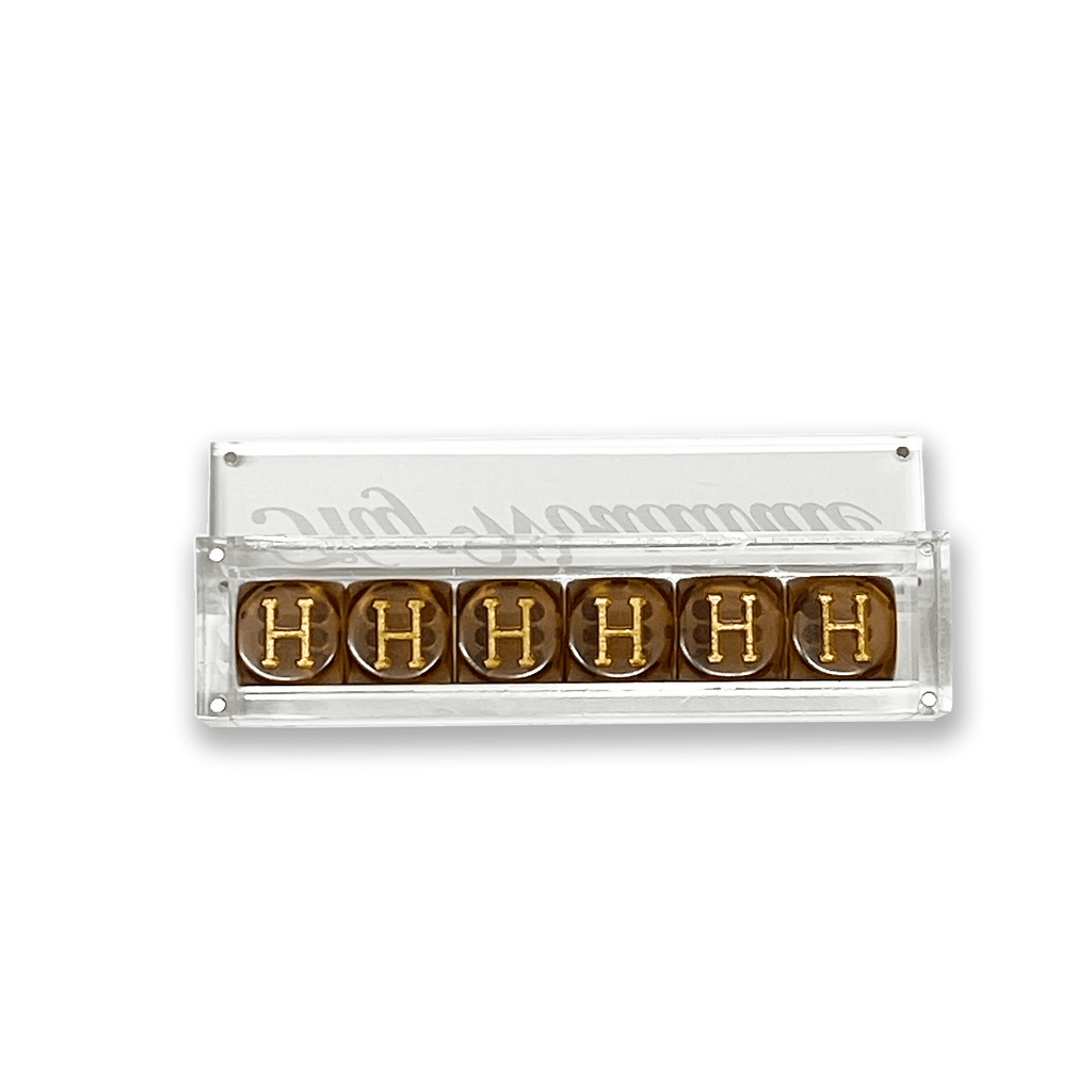 HUF Lux Dice Set - Brown - Kubanna