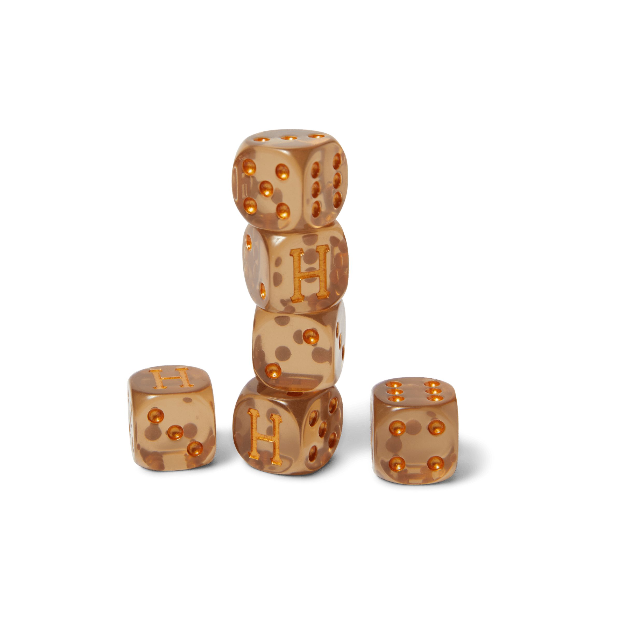 HUF Lux Dice Set - Brown - Kubanna