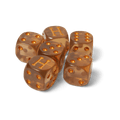 HUF Lux Dice Set - Brown - Kubanna