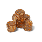 HUF Lux Dice Set - Brown - Kubanna