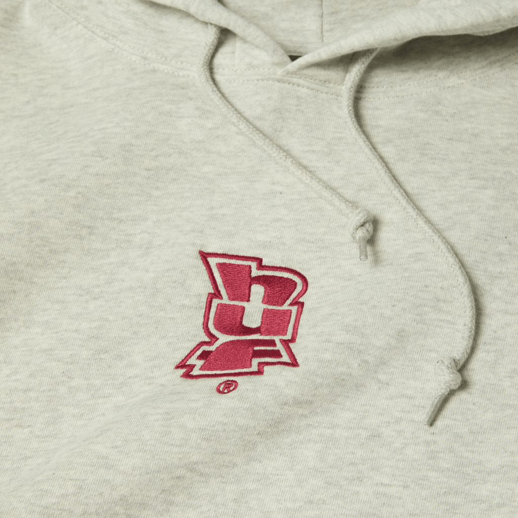 HUF Megablast Emb Hoodie - Ash Grey - Kubanna