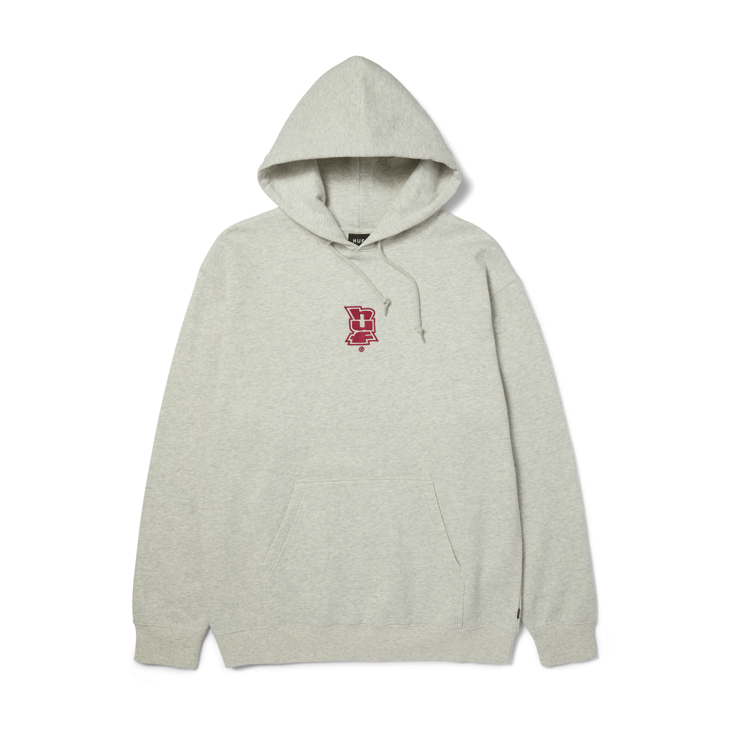 HUF Megablast Emb Hoodie - Ash Grey - Kubanna