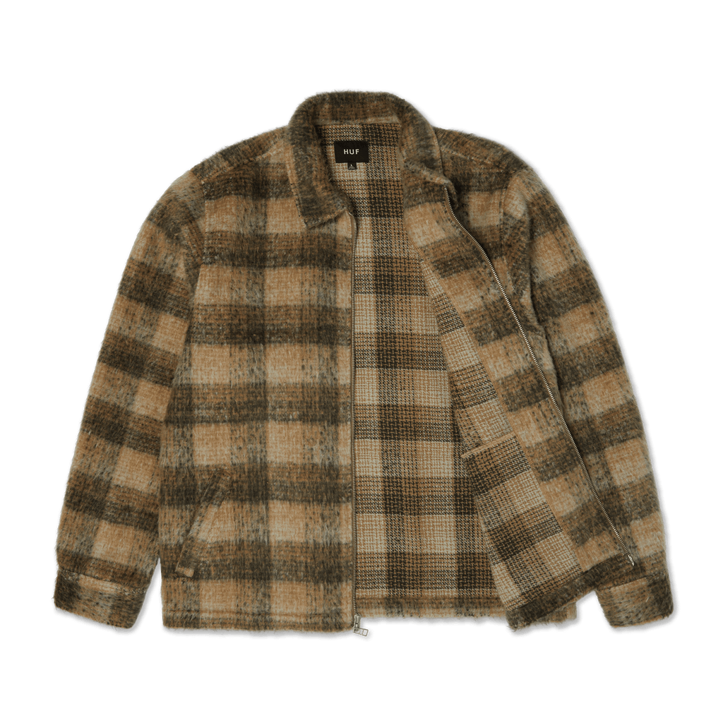 HUF Megablast Plaid Jacket - Desert - Kubanna