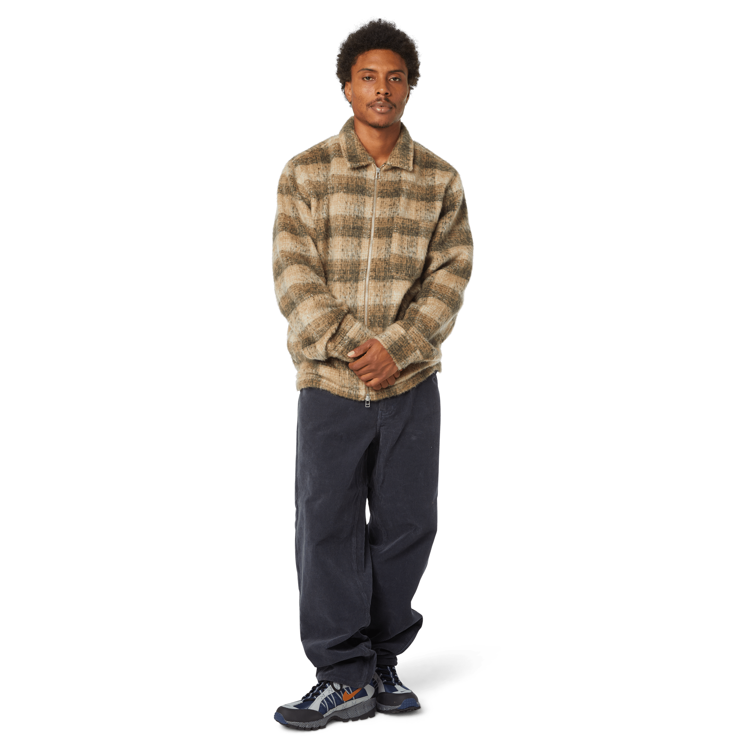 HUF Megablast Plaid Jacket - Desert - Kubanna