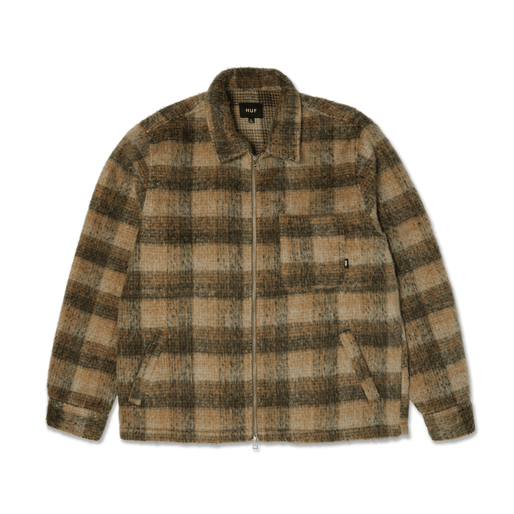HUF Megablast Plaid Jacket - Desert - Kubanna