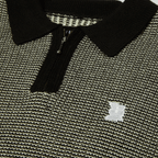 HUF Megablast Two Tone Waffle Sweater - Black/White - Kubanna