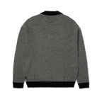 HUF Megablast Two Tone Waffle Sweater - Black/White - Kubanna
