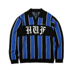 HUF | Midfield Jersey Sweater – Electric Blue - Kubanna