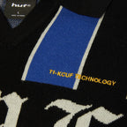 HUF | Midfield Jersey Sweater – Electric Blue - Kubanna