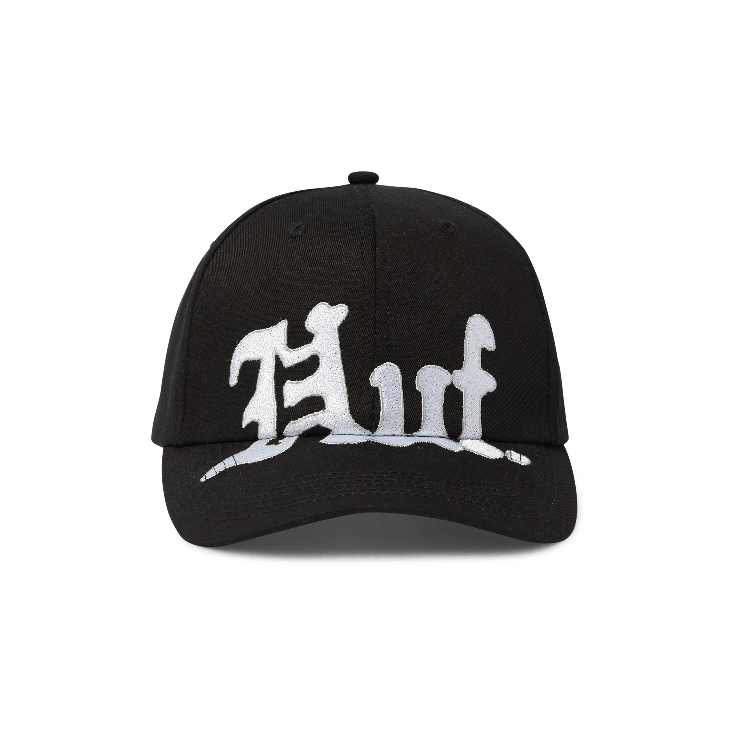 HUF Noble 6 Panel Snapback - Black - Kubanna