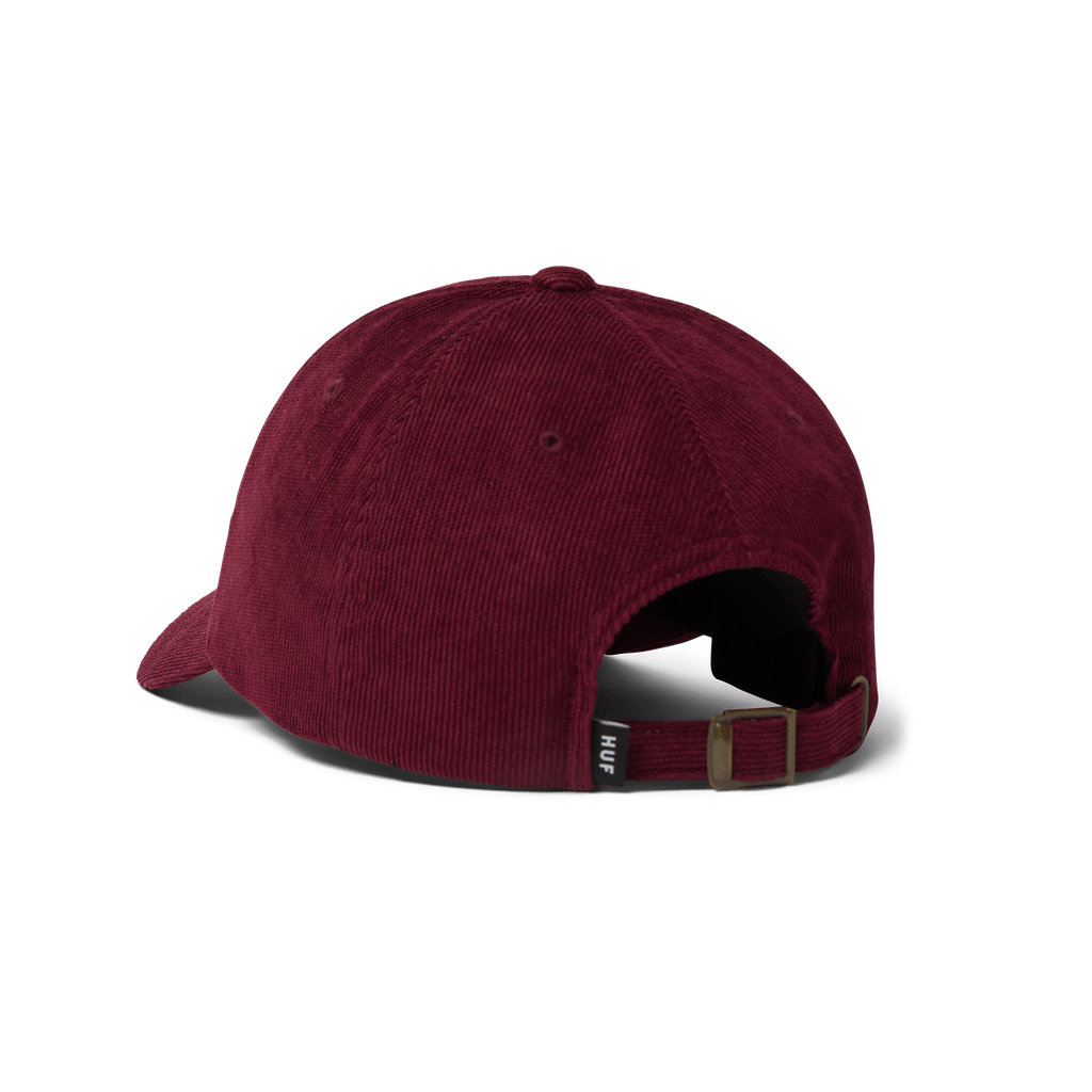 HUF Og Corduroy 6 Panel Cv Hat - Deep Wine - Kubanna