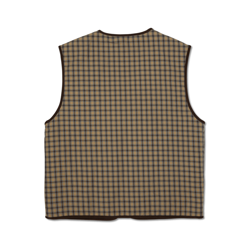 HUF Poynter Reversible Vest - Clay - Kubanna