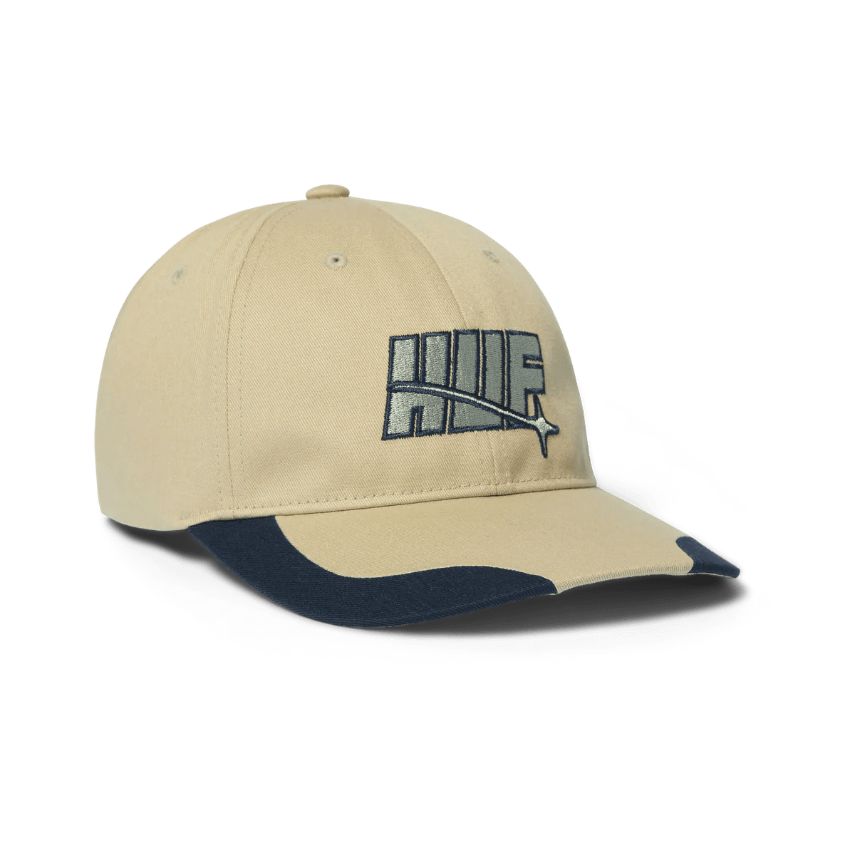 HUF | Roving 6-Panel Hat – Beige/Blue - Kubanna