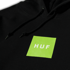 HUF | Set Box Logo Hoodie – Black/Lime - Kubanna