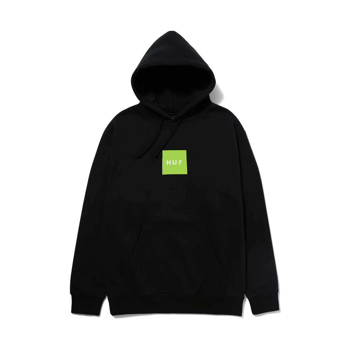 HUF | Set Box Logo Hoodie – Black/Lime - Kubanna