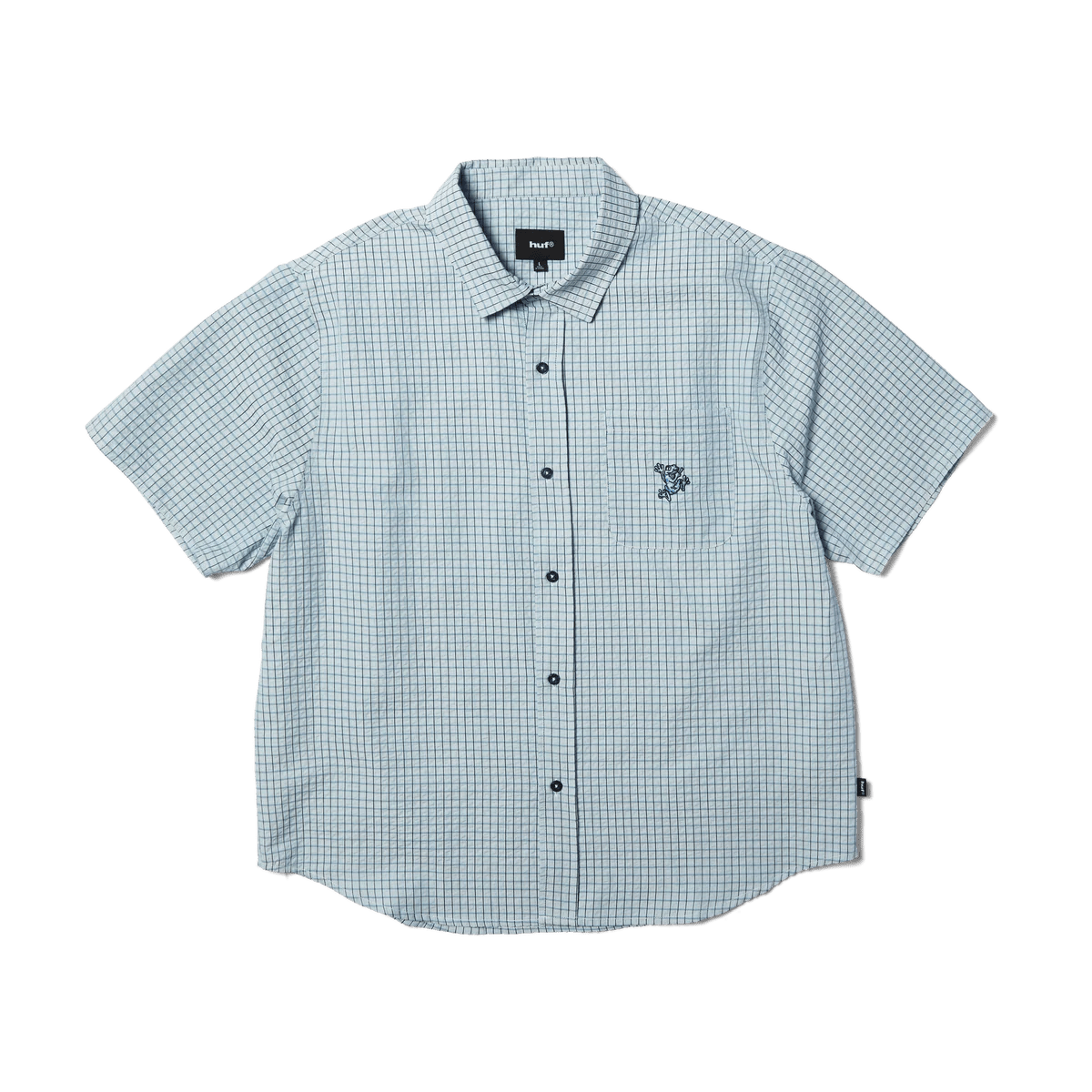 HUF | Stuck On You Plaid Shirt – Ice Blue - Kubanna
