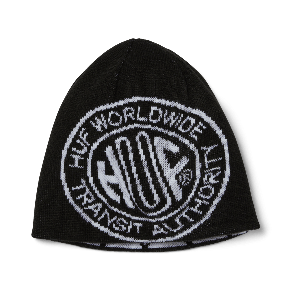 HUF Token Reversible Skull Beanie - Black - Kubanna