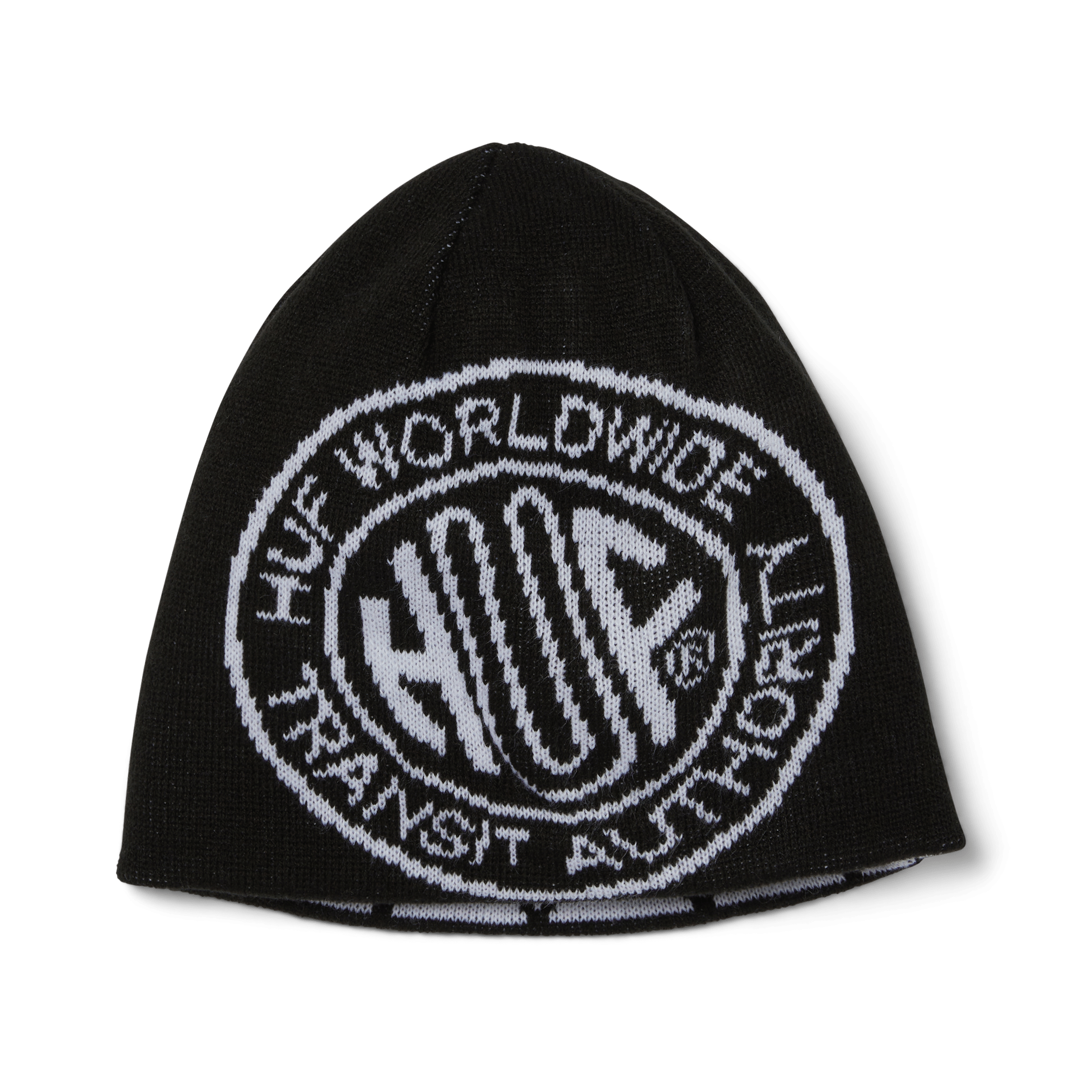 HUF Token Reversible Skull Beanie - Black - Kubanna