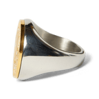 HUF Token Signet Ring - Gold - Kubanna