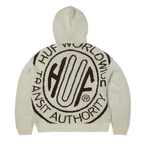 HUF Token Zip Hooded Sweater - Bleach - Kubanna
