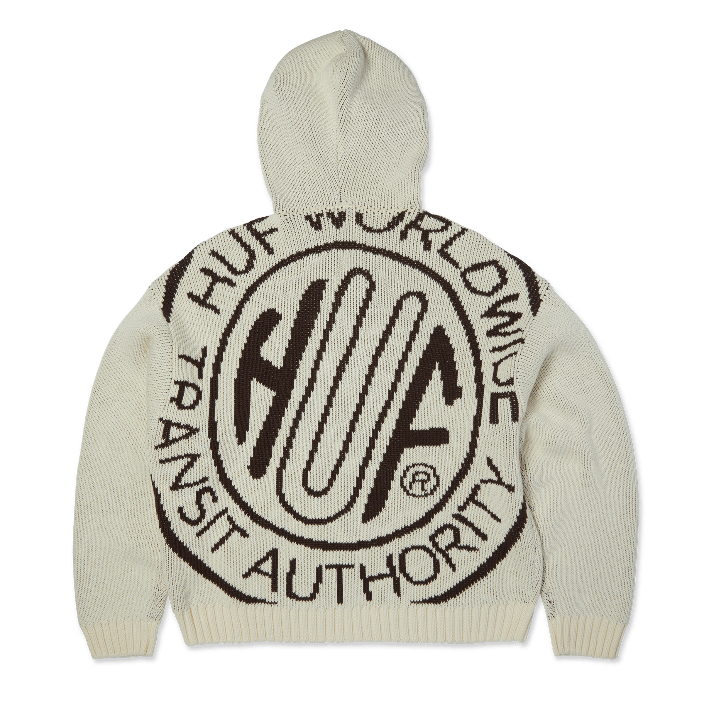 HUF Token Zip Hooded Sweater - Bleach - Kubanna