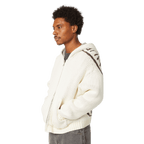 HUF Token Zip Hooded Sweater - Bleach - Kubanna