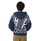 HUF Token Zip Hooded Sweater - Navy - Kubanna