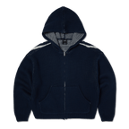 HUF Token Zip Hooded Sweater - Navy - Kubanna