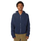 HUF Token Zip Hooded Sweater - Navy - Kubanna