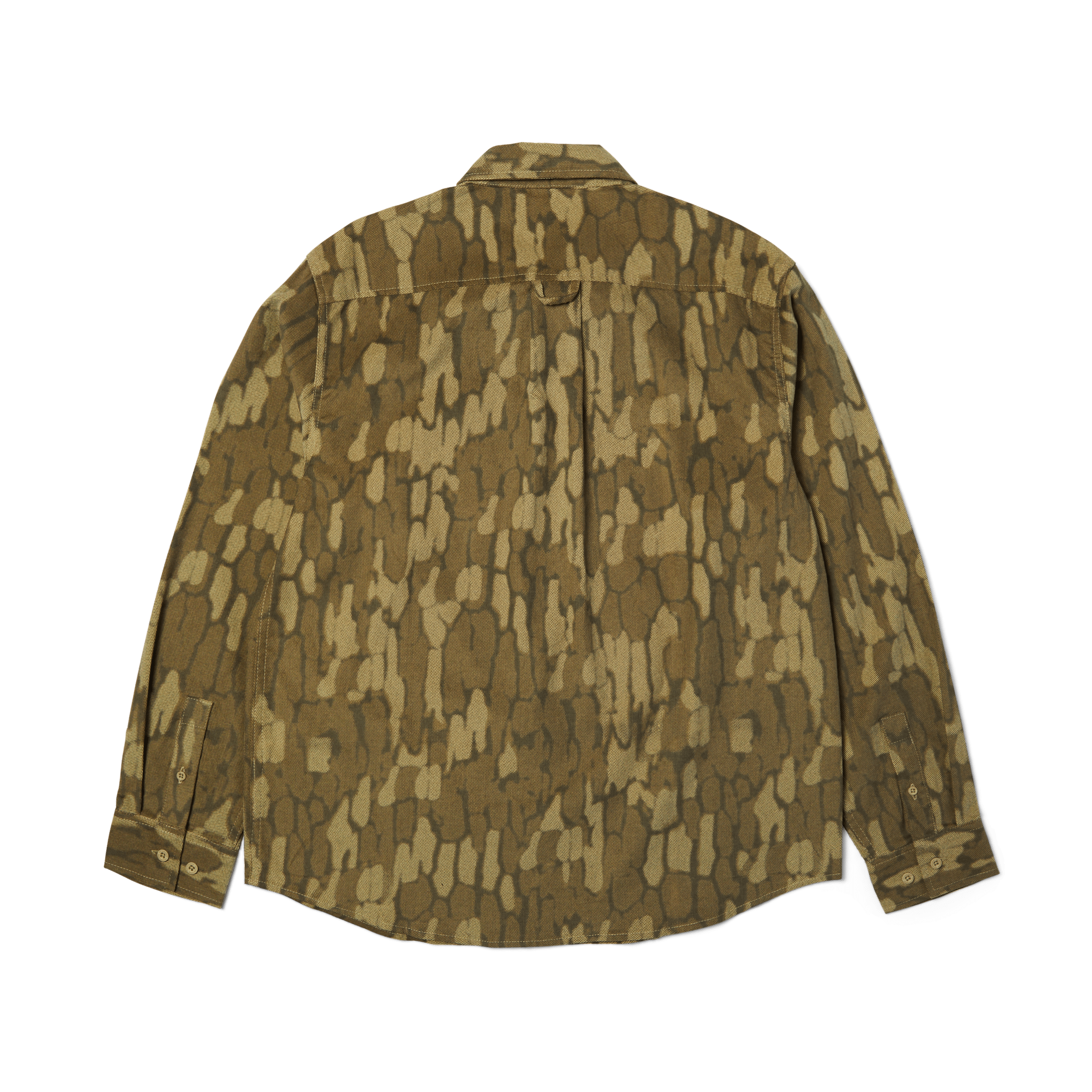 HUF Warped Camo Corduroy Shirt - Muted Camo - Kubanna
