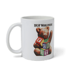 HUF Worldwide Gift Bear Mug - White - Kubanna