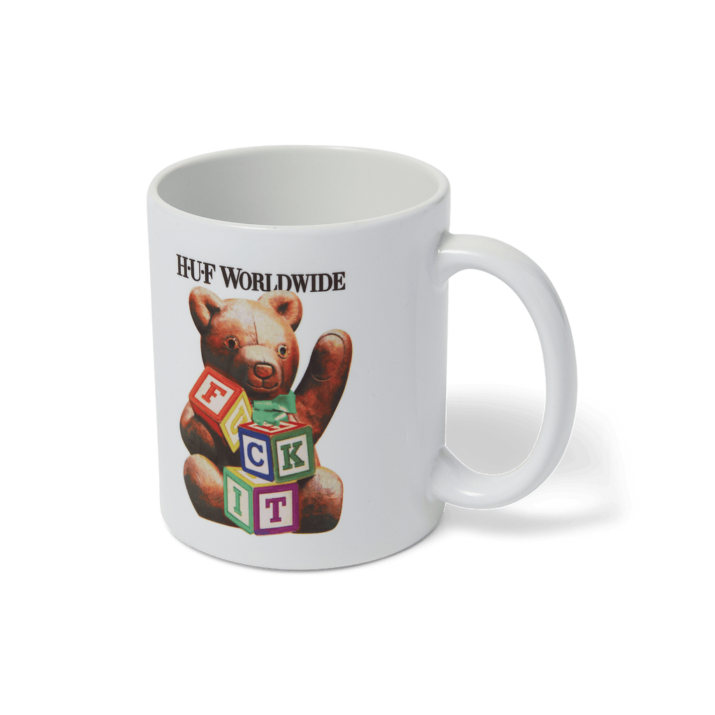 HUF Worldwide Gift Bear Mug - White - Kubanna