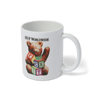HUF Worldwide Gift Bear Mug - White - Kubanna