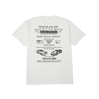 HUF X Greddy Body Works T-shirt - White - Kubanna