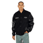 HUF x Greddy Varsity Jacket - Black - Kubanna