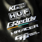 HUF x Greddy Varsity Jacket - Black - Kubanna
