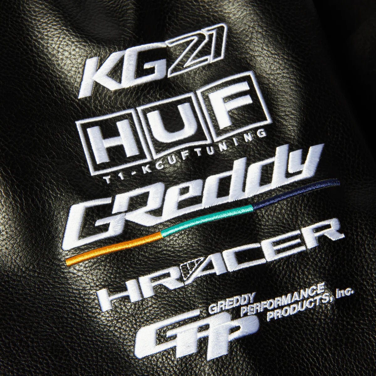 HUF x Greddy Varsity Jacket - Black - Kubanna