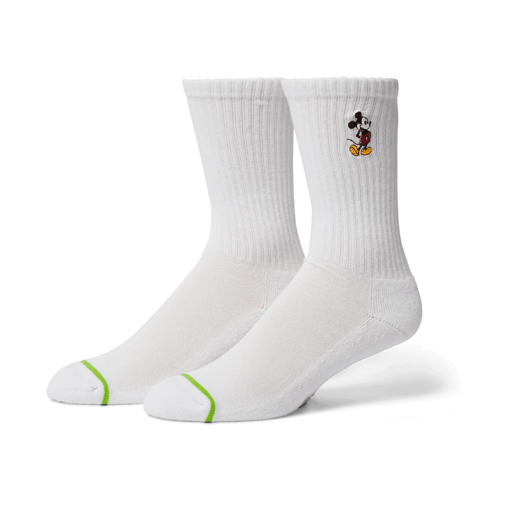 HUF X Mickey Classic Mickey Crew Sock - White - Kubanna