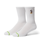HUF X Mickey Classic Mickey Crew Sock - White - Kubanna