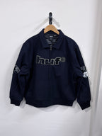 HUF X Mickey Mouse Worldwide Tour Varsity Jacket - Navy - Kubanna
