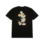 HUF X Mickey World Tour Silhouette T-shirt - Black - Kubanna