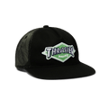 HUF X Thrasher Logo Twill Trucker Hat - Black - Kubanna