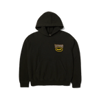 HUF X Thrasher Meltdown Heavyweight Hoodie - Washed Black - Kubanna