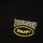 HUF X Thrasher Meltdown T-shirt - Black - Kubanna